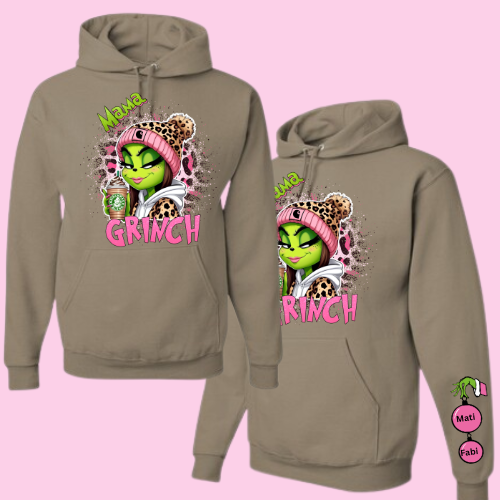 Custom Grinch Mama Hoodie